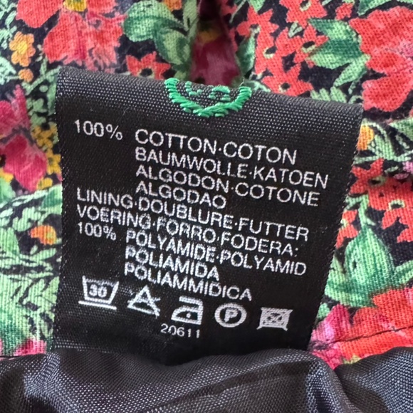 Alpen Trachten Vintage German Floral 100% Cotton Dirndl Skirt Size EU 38/US 2 - Picture 9 of 10